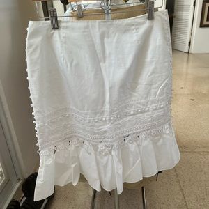JONATHAN SIMKAI LACE PENCIL SKIRT
